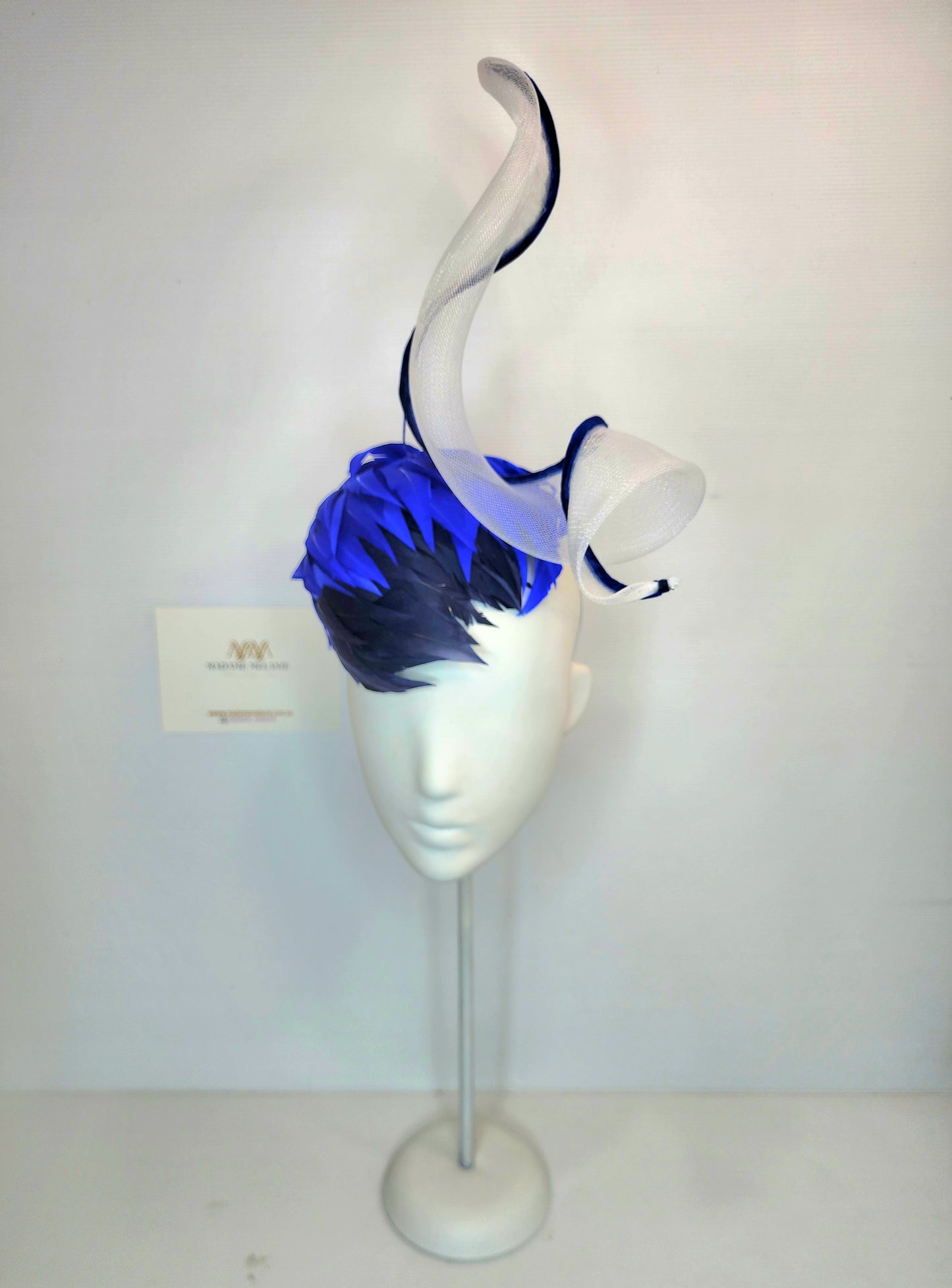 Blue swirls