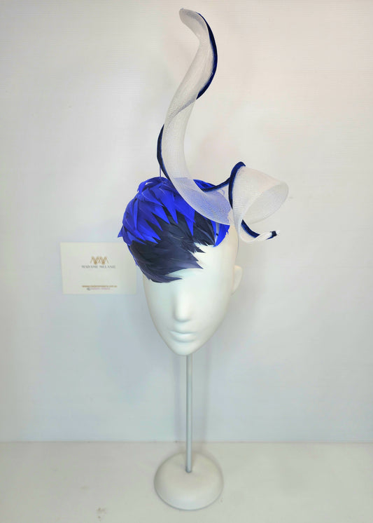 Blue swirls